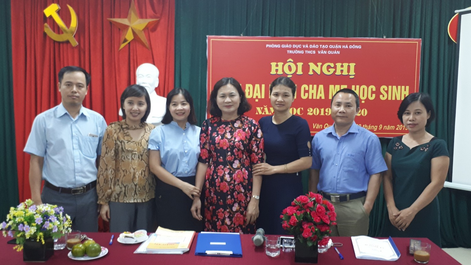 Ban Thường Trực Cha mẹ học sinh trường THCS Văn Quán